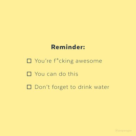 Water Motivation Quotes, Excercise Motivation Wallpaper, Yellow Gym Aesthetic, Hydrate Quotes, Hydration Quote, Fitness Graphics, Quotes Yellow, Yellow Anime, Monday Motivation Fitness