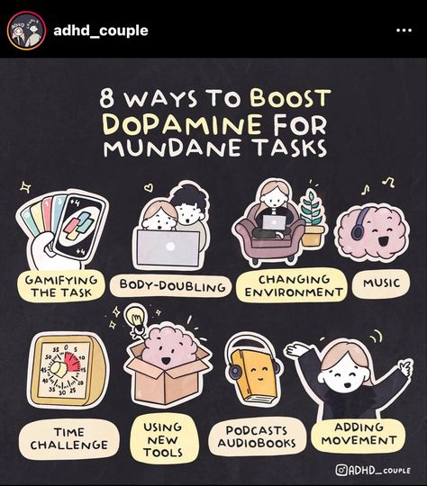 Boost Dopamine, Self Care, Quick Saves