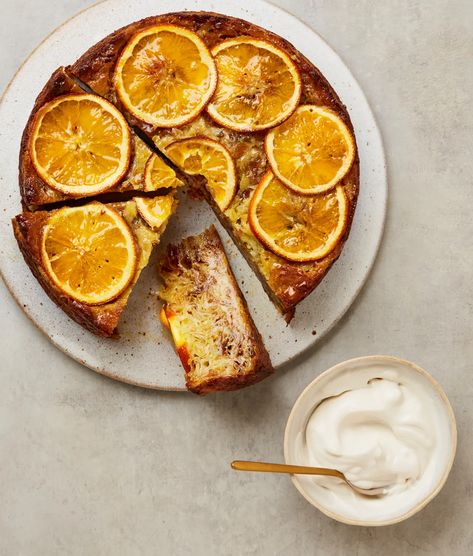 Portokalopita Recipe, Greek Orange Cake, Meera Sodha, Greek Dessert, Cottagecore Recipes, Running Food, Vegan Greek, Middle Eastern Desserts, Yoghurt Cake