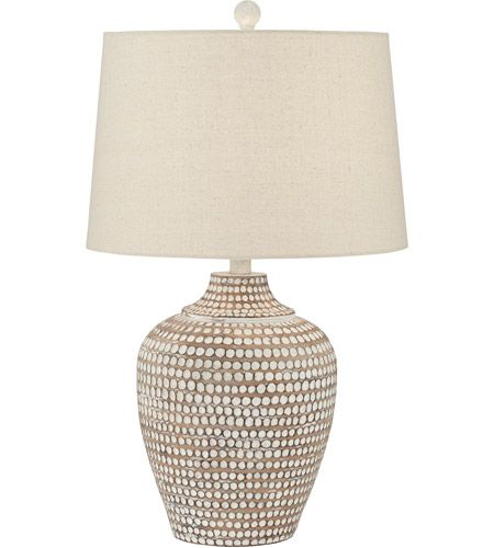 Hey Look What I found at Lighting New York  Pacific Coast 9R406 Alese 26 inch 150 watt Brown Table Lamp Portable Light #LightingNewYork Rustic Accent Table, Earth Texture, Vase Deco, Coastal Style Decorating, Rustic Table Lamps, Kathy Ireland, Rustic Contemporary, Table Lamp Sets, Bedroom Lamps