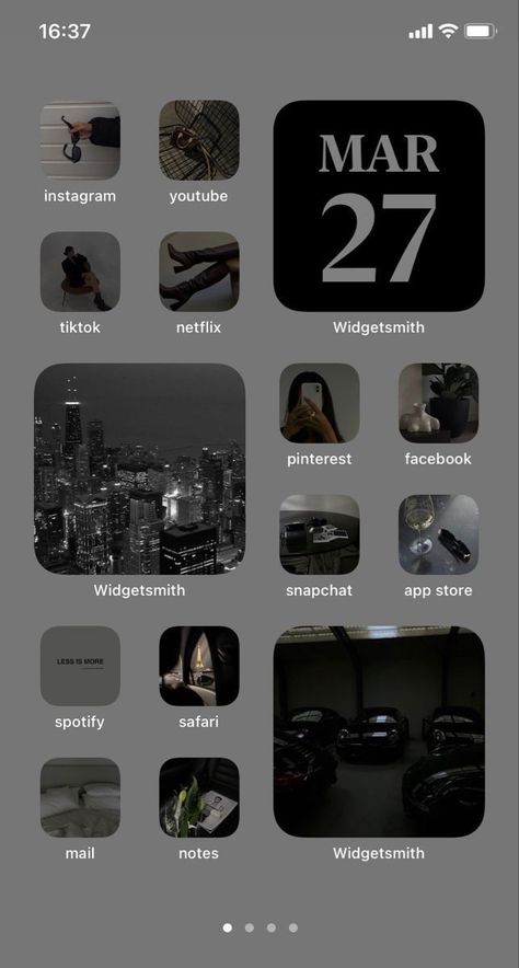 Macbook Air Screensaver Aesthetic, Homescreen Layout Ideas Aesthetic, Home Screen Ideas Iphone, Icona Ios, Phone Apps Iphone, Organize Phone Apps, Lockscreen Ios, Ios App Iphone, Iphone Wallpaper Ios