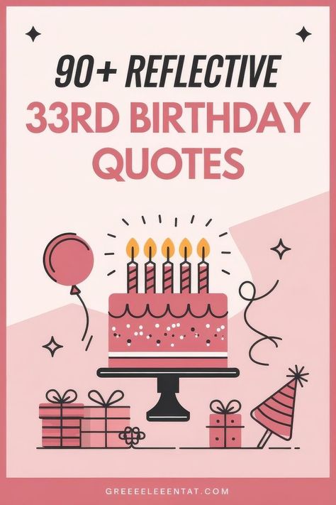 Ready to reflect on 33 years of life? These powerful birthday quotes and captions are perfect for your special day! Discover quotes for Instagram, captions for yourself, and words that celebrate this unique chapter. 💫 Tap the link for inspiration! #33rdBirthdayQuotes #BirthdayCaptionsForMyself 33 Birthday Quotes, Instagram Captions For Yourself, 33rd Birthday Quotes, Birthday Captions For Myself, Cake Captions, Life Purpose Quotes, 33 Birthday, Quotes For Instagram Captions, Purpose Quotes