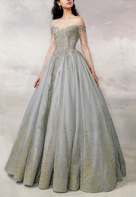 Ball Gowns Fantasy Fairytale, The Atelier Couture, Ball Gowns Fantasy, Evermore Fashion, Gowns Dresses Elegant, The Atelier, Fantasy Dresses, Royal Dresses, Princess Ball Gowns