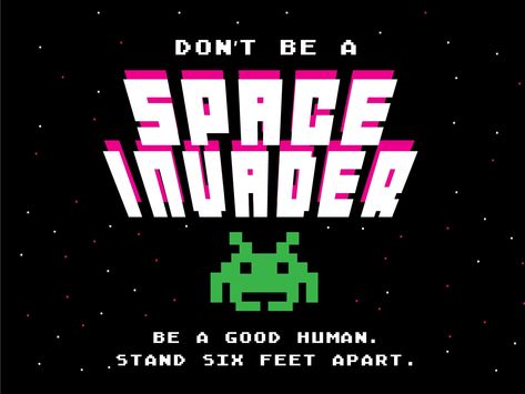 Space Invaders Art, Retro Games Pixel, Space Invaders Game, 8 Bit Game, Creative Book Covers, Space Invader, Retro Arcade Games, Banner Design Inspiration, Shirt Logo Design