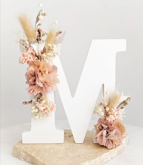 Ideas For Easter Decorations, Ideas For Easter, Floral Letters, Easter Decor, Easter Decorations, Easter, Flowers, Floral, Pink