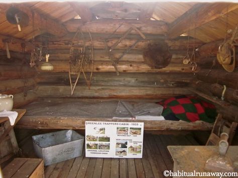 Trappers Cabin 1933 Trappers Cabin Interior, Trapper Cabin Interior, Bushcraft Cabin, Trapper Cabin, Mini Log Cabin, Alaska Homestead, Trappers Cabin, Norwegian Cabin, Wilderness Cabins