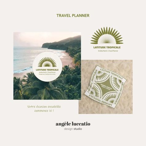 ✨🌴 Identité visuelle pour une travel planner ! 🌴✨ Aujourd’hui, je suis ravie de vous dévoiler la nouvelle charte graphique de la travel planner Andréa Martins, spécialement conçue pour capturer l’essence des voyages sur mesure vers des destinations tropicales. 🌺✈️ Le logo a été pensé de façon à combiner harmonieusement plusieurs éléments emblématiques au tropique. 🌿 L’Arbre du Voyageur : symbole de protection et de découverte, il évoque la promesse d’une aventure sereine et sécurisée. Son... Logo Voyage, Andrea Martin, La Travel, Logo Travel, Travel Brand, Travel Logo, Logo A, Travel Planner, Brand Design