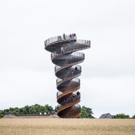 Thomas Heatherwick, Bjarke Ingels Group, Top Of The Stairs, Lookout Tower, Steel Stairs, Bjarke Ingels, Big Photo, Watch Tower, North Sea