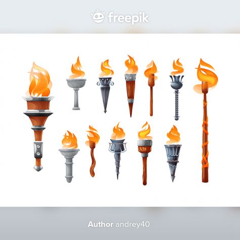 Medieval realistic torch with burning fi... | Premium Vector #Freepik #vector #wood #sports #cartoon #fire Medieval Torch, Flaming Torch, Cartoon Fire, Fire Torch, Fire Drawing, Olympic Torch, Burning Fire, Japanese Patterns, Free Vector Art