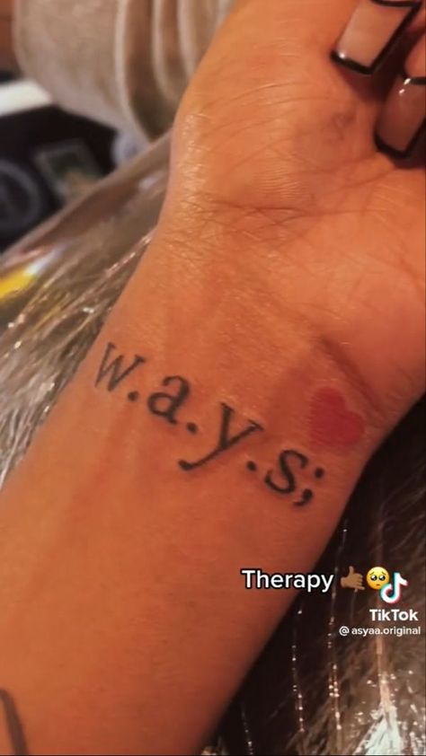 Tattoo idea Tattoo W.a.y.s, W.a.y.s Quote, W A Y S Tattoo Meaning, Good First Tattoos For Women, Pretty Sleeve Tattoos, W.a.y.s Tattoo, Small Tattoo Ideas Black Women, Small First Tattoo Ideas, First Tattoo Ideas For Women Meaningful