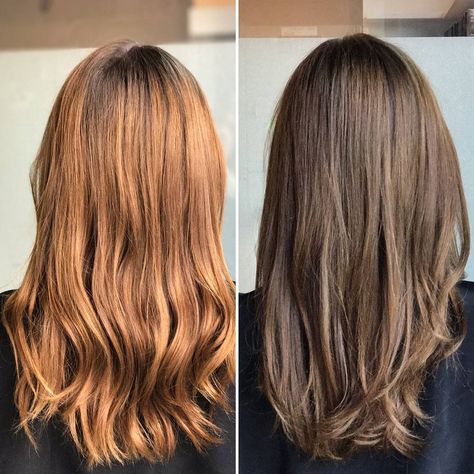 Back to her natural hair color! We used Veneto Light Brown (7NVA) at the Madison Reed Color Bar. Madison Reed Hair Color, Light Brown Hair Color, Types Of Hair Color, Honey Blond, Madison Reed, Brown Ombre Hair, Perfect Hair Color, Brown Hair Color, Hair Color Light Brown