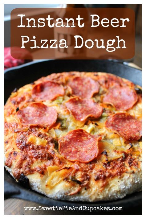 Dinner For A Family, Beer Pizza Dough, Thick Crust Pizza, Easiest Recipes, Pizza Roll, Small Pizza, Best Pizza Dough, Craving Pizza, Pizza Recipes Homemade