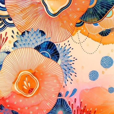 PL Henderson on Instagram: "US artist Yellena James creates kaleidoscopic, biomorphic artworks that resemble colourful ecosystems #womensart" Yellena James Art, Biomorphic Design, Biomorphic Art, Yellena James, Gcse Art, Art Class, Art Classes, 3d Design, Aesthetic Fashion