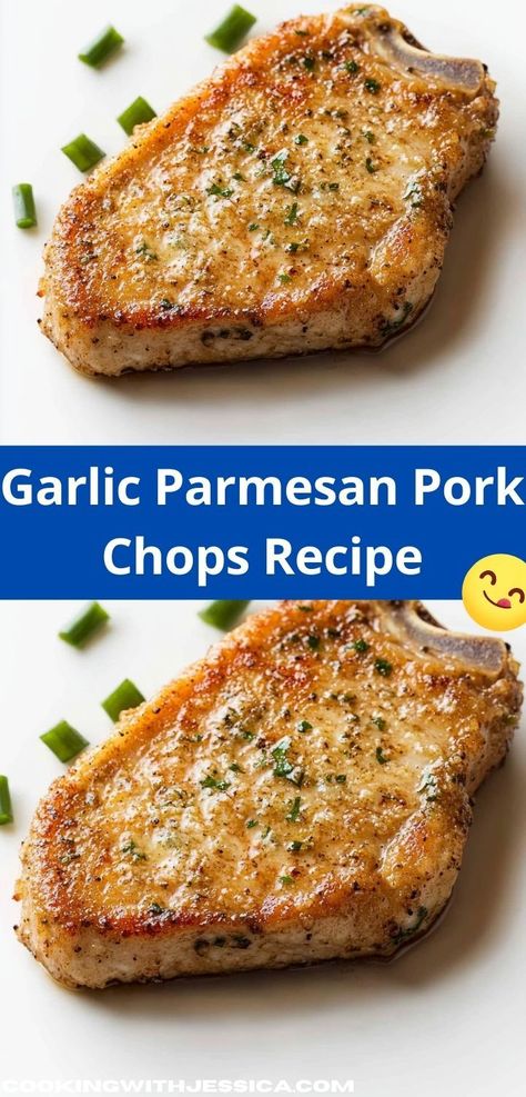 Need a weeknight winner? Discover this Garlic Parmesan Pork Chops Recipe, which requires minimal prep and delivers maximum flavor. It's a family-friendly dish that turns dinner into a delightful experience. Garlic Parmesan Pork Chops, Garlic Pork Chops, Parmesan Crusted Pork Chops, Parmesan Pork Chops, Dinner Ideas For Family, Dinner Ideas Recipes, Delicious Dinner Ideas, Healthy Dinner Options, Juicy Pork Chops