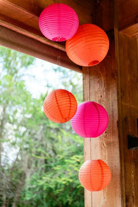 Orange Pink Party Theme, Pink And Orange Birthday Decorations, Pink And Orange Decorations, Pink And Orange Party Decor, Hot Pink And Orange Party Decorations, Pink And Orange Party Decorations, Pink Orange Party, Pink And Orange Birthday, Pink And Orange Party