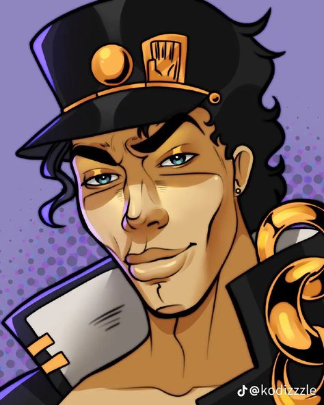 Yuh Cursed Face, Jojo Stardust Crusaders, Jojos Bizarre Adventure Jotaro, Elder Scrolls Art, Funky Hats, Jojo's Bizarre Adventure Anime, Jotaro Kujo, Jojo Memes, Black Cartoon