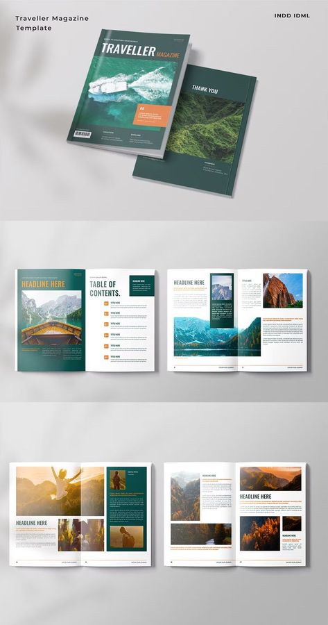 Travelling Magazine Design InDesign INDD - 20 Pages Travel Booklet Design Layout, Travel Guide Cover Design, Travel Guide Layout Design, Magazine Ad Design, Travel Magazine Layout Design Creative, Travel Editorial Layout, Indesign Travel Magazine, Travel Magazine Design, Guidebook Design