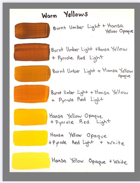 Color Mixing Oil Paint, Oil Color Mixing Guide, Oil Paint Color Mixing Chart, Painting Keys, Watercolor Swatches, Ali Kay, Watercolour Palette, Color Mixing Chart Acrylic, Color Mixing Guide