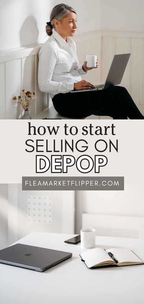 Do you want to learn how to start selling on Depop? Find the tips you need to make Depop sales, how to start a Depop shop, and more. Click here for Depop selling tips and start your reselling business! Depop Listing Ideas, Best Depop Accounts, Depop Reseller, Depop Selling Tips, Selling On Depop, Selling Used Clothes, Thrift Flip Clothes, Ebay Selling Tips, Reselling Business