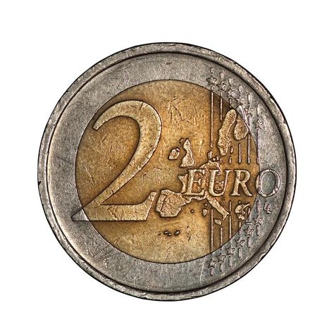 Two euro coin. On white background , #AFF, #coin, #euro, #white, #href, #background #ad Euro Coins, Wall Art Designs, White Background, Design Ideas, Coin, Stock Images, Art Design, Wall Art, Wall