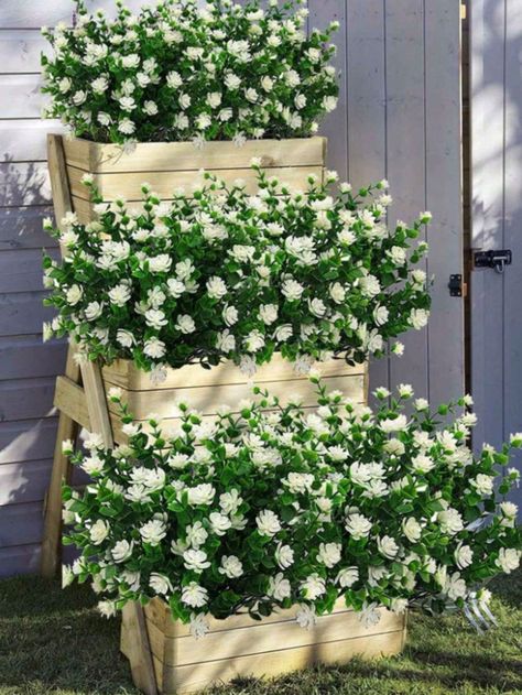 1pc/2pcs Artificial Flowers, Fake Outdoor UV Resistant Boxwood Shrubs Faux Plastic Greenery Plants For Outside Hanging Planter Patio Yard Wedding Indoor Home Kitchen Farmhouse DecorI discovered amazing products on SHEIN.com, come check them out! Boxwood Shrubs, Greenery Plants, Box Wood Shrub, Wedding Indoor, Kitchen Farmhouse Decor, Table Centerpiece Decorations, Pump House, Yard Wedding, Kitchen Farmhouse