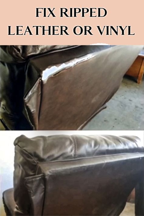 Repair a rip or peeling surface on your vinyl or bonded leather sofa! Rips, scuffs, tears, worn leather, DIY leather repair. How to repair your leather sofa, bonded leather couch. Upcycle your sofa. Restore worn leather. DIY upcycle for leather sofa.   We have been buying, repairing and selling leather for over 10 years full time! Vinyl Repair Furniture, How To Fix Ripped Leather Couch, Fix Peeling Leather Couch, Fixing Leather Couch Tear, Fixing Leather Couch Peeling, How To Patch Leather Couch, How To Fix Leather Couch Tear, How To Repair Leather Furniture, Repair Leather Couch