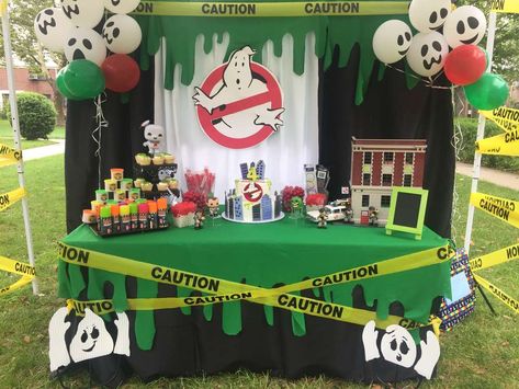 Ghostbusters Cake, Ghost Busters Birthday Party, Ghostbusters Birthday, Ghostbusters Birthday Party, Ghostbusters Theme, Ghostbusters Party, 4th Birthday Party, Slime Party, Ghost Busters