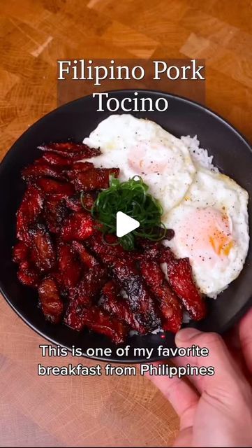 Asian Food | Recipes | Cooking on Instagram: "Filipino Pork Tocino😋
🎥 & recipe by @geniuseatss ©️ 

➡️ Follow @asianfoodsdaily for more asian meal inspo!👌

One of my favorites breakfast from Philippines - juicy, tender, and bursting with flavor!

👉 Comment "PORK TOCINO " to receive his full recipe!

#filipinofood #easyrecipes #recipeideas #homecooked #tocino" Filipino Pork Tocino, Pork Tocino Recipe Filipino, Tocino Recipe Filipino, Pork Tocino Recipe, Tocino Recipe, Pork Tocino, Cooking Lunch, Homemade Dinner, Filipino Food