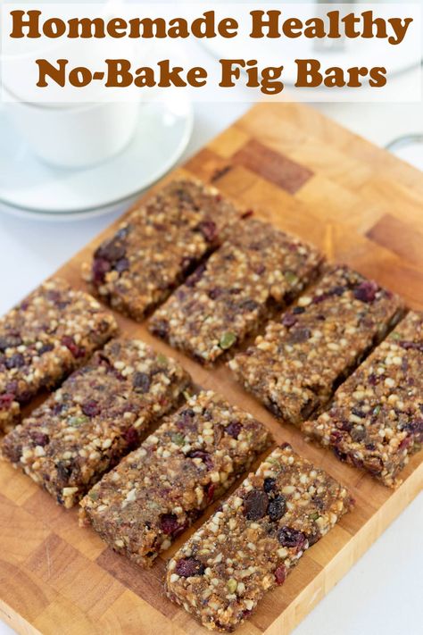 Fig Breakfast Bars, Fig And Nut Bars, No Bake Fig Bars, Fresh Fig Bars, Gluten Free Fig Bars, Fig Bars Recipe Healthy, Fig Bars With Dried Figs, Healthy Fig Bars, Homemade Fig Bars