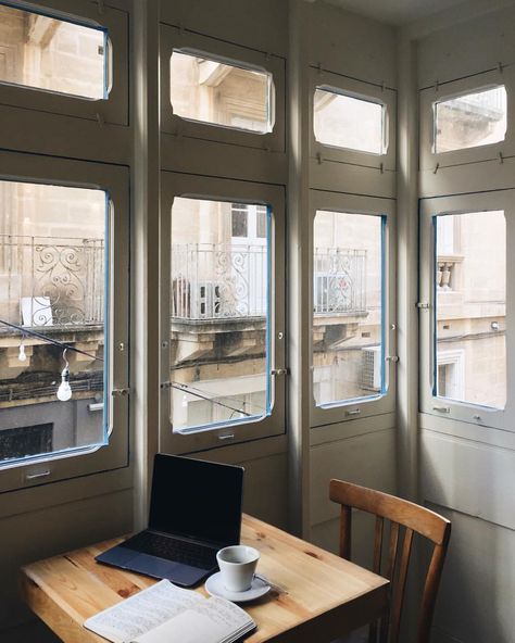 galina — в Instagram: «these balconies are everywhere on the island and they are such lovely spaces to work in. so full of light :–)» Valetta Malta, Uni Vibes, Study Mood, Tumblr Aesthetic, Study Space, Studying Inspo, Coffee And Books, Study Inspiration, Slow Living