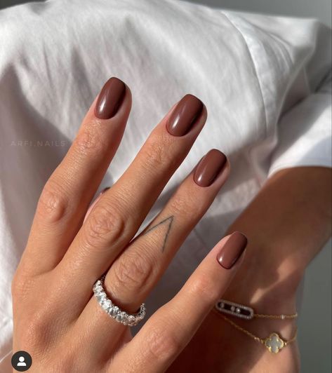 Uñas Ideas, Nails Short Square, Short Fake Nails, Press On Nails Short, Short Gel Nails, Short Coffin Nails, Nails For Women, Press Ons, Nails Fall