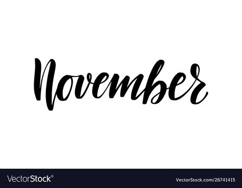 November Font Hand Lettering, November Hand Lettering, November Font, Fonts Hand Lettering, Hard Challenge, 75 Hard, Book Crafts Diy, Simple Designs To Draw, Book Crafts