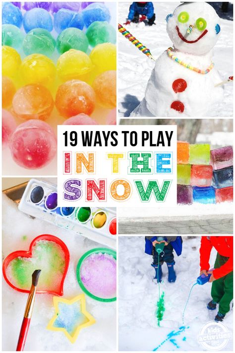 Snow Activities For Kids, Play Snow, Snow Play, Theme Carnaval, Winter Play, Snow Activities, Winter Activities For Kids, Winter Outdoor Activities, Snow Much Fun