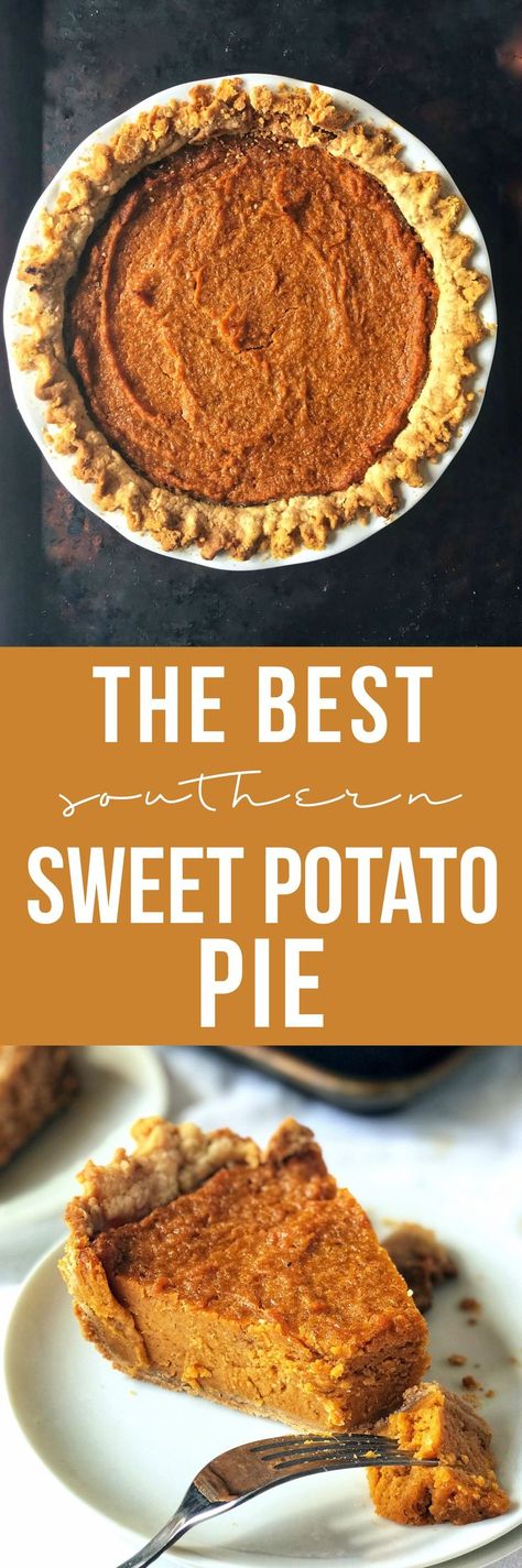 Old Fashion Sweet Potato Pie Recipe, Best Sweet Potato Pie, Sweet Potato Pie Recipes, Southern Sweet Potato Pie, Easy Pies, Sweet Potato Pie Southern, Potato Pie Recipe, Fall Favorites Recipes, Best Sweet Potato