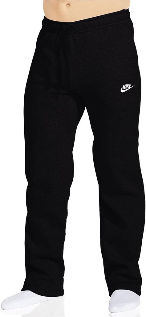 Nike Men's Sportswear Open Hem Club Pants Nike Website, Nike Sportswear Mens, Men's Sportswear, Nike Sweatpants, Fleece Sweatpants, Mens Fleece, Mens Sportswear, Mens Activewear, Men's Sweatpants