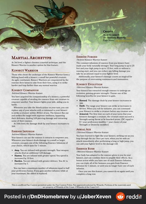 Monster Hunter Dnd, Dnd Hunter, Martial Archetype, 5e Classes, Dnd Fighter, Homebrew Classes, Dungeons And Dragons Rules, Dnd Homebrew, D D Classes