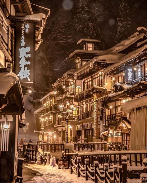 Living Destinations auf Instagram: „Magical spot ~ Ginzan Onsen, Yagamata, Japan Photos: @nao____ya Congrats! 😍 Founders: @ournextflight ⬅ Tag your travel buddy…“ Japan Ginzan Onsen, Ginzan Onsen Winter, Ginzan Onsen, Fancy Places, Japan Countryside, Winter In Japan, Japan Winter, 3d Ideas, Travel Buddy