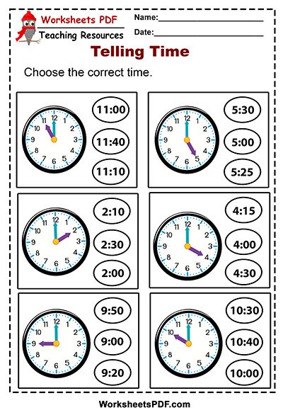 Telling Time – Free Printables Telling Time Worksheets Free Printable, Time Worksheets Grade 2, Kindergarten Telling Time, Elapsed Time Worksheets, Clock Worksheets, Telling Time Practice, Les Pogues, Learn To Tell Time, Telling Time Worksheets