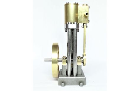 Live Steam Single Cylinder "Marine" Model Steam Engine Fully Machined Kit in Brass, Bronze and Steel Model Steam Engine, Steam Engine Model, Steam Engine, Steam, Door Handles, Engineering, Brass