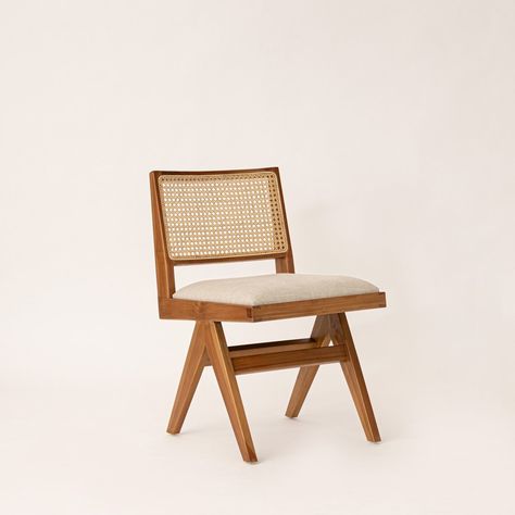 Mountain Cafe, Parsons Green, Linen Dining Chairs, Cane Dining Chair, Iconic Chairs, Rattan Dining, Cane Chair, Flat Interior, Rattan Dining Chairs