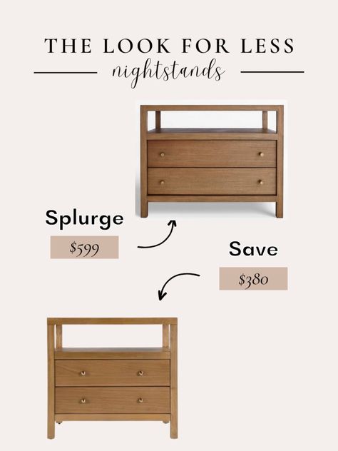 Crate And Barrel Charging Nightstand, Build Your Own Nightstand, Crate And Barrel Nightstand, Keane Night Stand, Driftwood Nightstand, Crate And Barrel Bedroom, Nightstand Height, Double Nightstand, Wide Nightstand