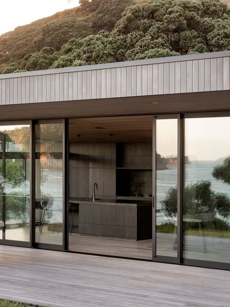 Clifftop House by Ponting Fitzgerald Architects - Issue 09 Video Feature - The Local Project - The Local Project Beach Architecture, Follow The Light, New Zealand Beach, Engineering Consulting, Perfect View, Two Storey House, The Local Project, Arch Daily, Built In Ovens