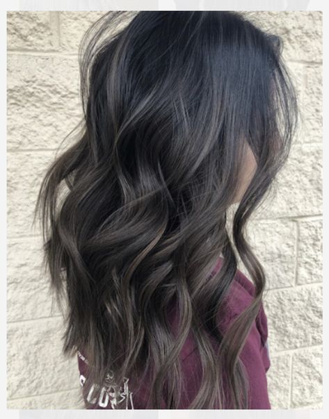 Mushroom Hair, Black Hair Balayage, Dark Brunette Hair, Ash Hair, Ash Brown Hair, Brown Hair Inspo, Balayage Hair Dark, Dark Hair With Highlights, Brunette Balayage Hair