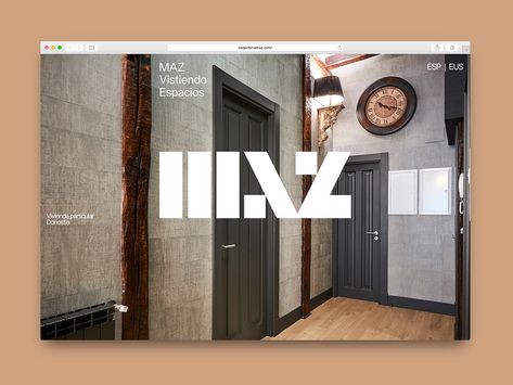 Maz - Contemporary Carpentry on Behance Carpentry Logo, Modern Website Design, Modern Website, Web Layout, Design Branding, Carpentry, Framed Bathroom Mirror, Art Direction, Brand Identity