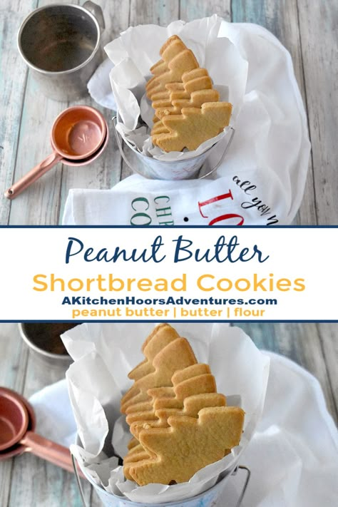 Peanut Butter Shortbread Cookies are light and crispy with a delicious peanut butter flavor. It’s a shortbread cookie that married a peanut butter cookie and had a baby. Peanut Butter Shortbread Cookies, Peanut Butter Shortbread, Heavenly Dessert Recipe, Best Shortbread Cookie Recipe, Butter Shortbread Cookies, Everything Cookies, Butter Shortbread, Cookies Peanut Butter, Shortbread Cookie Recipe