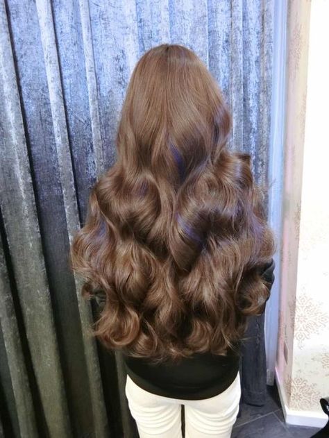 Long Face Hairstyles, Face Shape Hairstyles, Long Brunette, Beautiful Curly Hair, Long Wavy Hair, Loose Curls, Beautiful Long Hair, Long Curly Hair, Aesthetic Hair