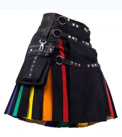 Hybrid Fashion, Kilts For Men, Lgbtq Fashion, Lgbtq Rainbow, Diy Vetement, Goth Outfits, Alternative Outfits, Look Stylish, Kawaii Clothes