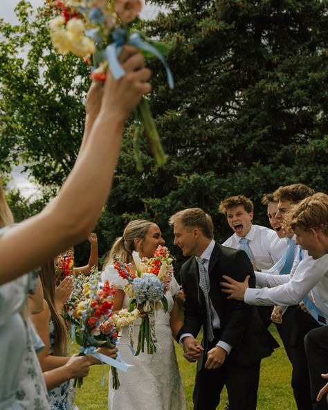 Happiest day celebrating Taelyr & Ike! 🤵🏽👰🏼‍♀️ #utahweddingphotographer #saltlakecityphotographer #summerwedding #utahwedding #editorialphotography - - - - - - Bride and groom photoshoot, editorial photography, creative wedding photos, storytelling photography, Utah photographer, wedding photographer, wedding inspo, pinterest inspo, california photographer, cinematic photography, cinematic photographer, hawaii photographer, travel photographer, vintage ceremony inspo, documentary style p... Must Have Wedding Photos Couple Fun, Fun Wedding Photography Ideas, Friend Officiating Wedding, Wedding Party Sitting During Ceremony, Wedding Photos By Water, Wedding Vintage Photography, Creative Bride And Groom Photos, Analogue Wedding Photography, Vintage Film Wedding Photos