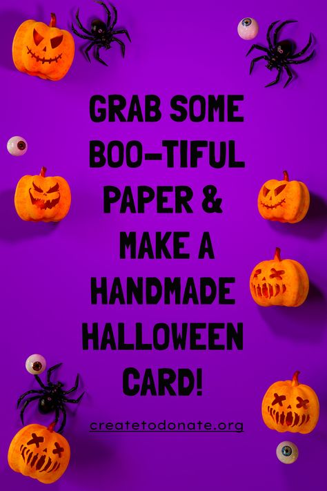 Cute Halloween Cards Diy, Halloween Card Ideas Handmade, Halloween Cards Handmade Ideas Easy, Halloween Cards Stampin Up Ideas, Homemade Halloween Cards, Halloween Cards Handmade Ideas, Halloween Cards Diy, Diy Monsters, Monster Craft