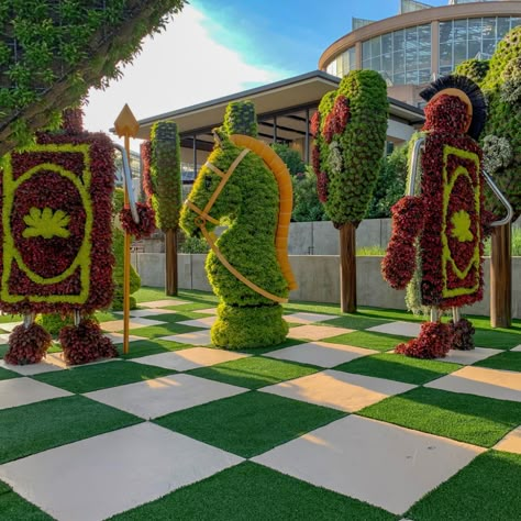 Alice In Wonderland Architecture, Garden In Georgia, Home Gel Nails, Alice In Wonderland Garden, Commercial Farming, Disney Garden, Alice In Wonderland Aesthetic, Atlanta Botanical Garden, Nails Home